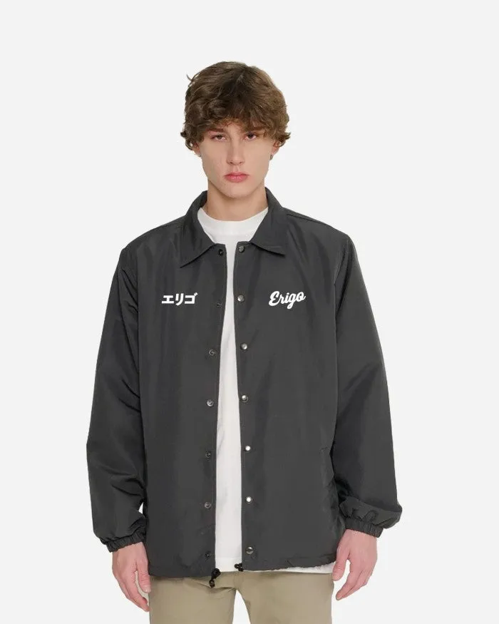 Erigo Fujinkai Coach Jacket Graphic Ryota Asphalt sold by Erigo product image thumbnail 3