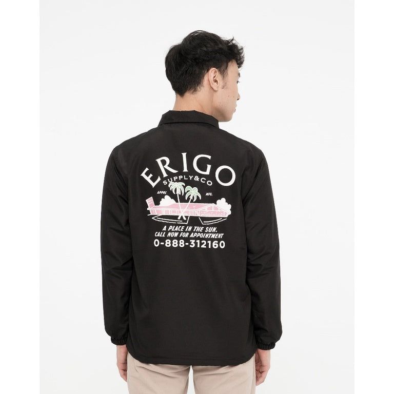 Erigo Coach Jacket Calling Summer Black sold by Erigo