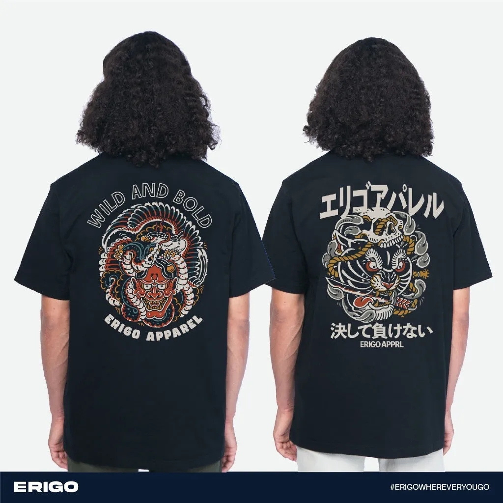 Erigo T-Shirt Oversize Graphic Buy 1 Get 2 Bundling 4 | Sadamichi Black, Seishiro Black sold by Erigo