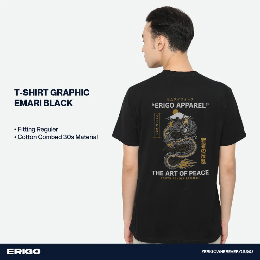 Erigo T-Shirt Graphic Emari Black sold by Erigo