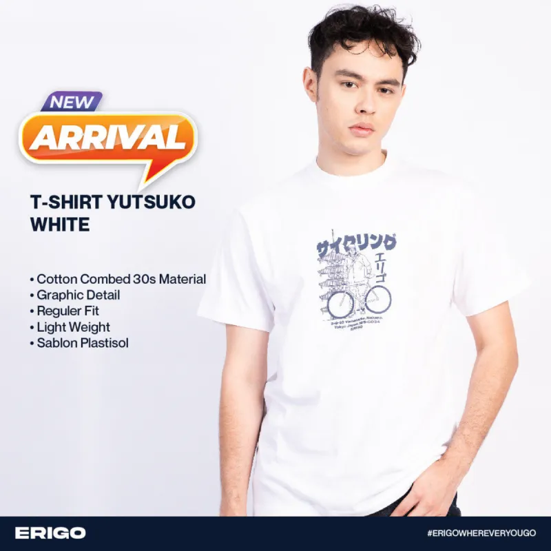 Erigo T-Shirt Yutsuko White Unisex sold by Erigo