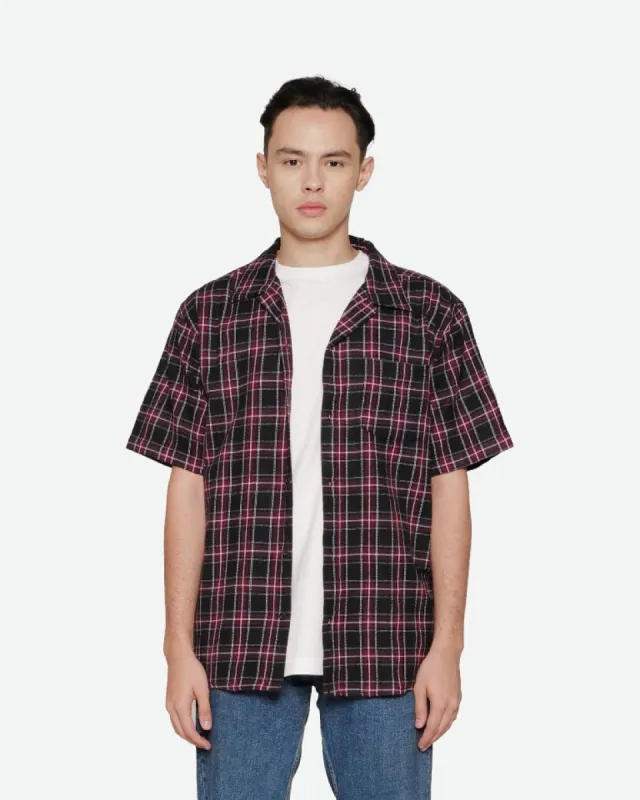 Erigo Short Sleeve Flannel Hooke Red sold by Erigo