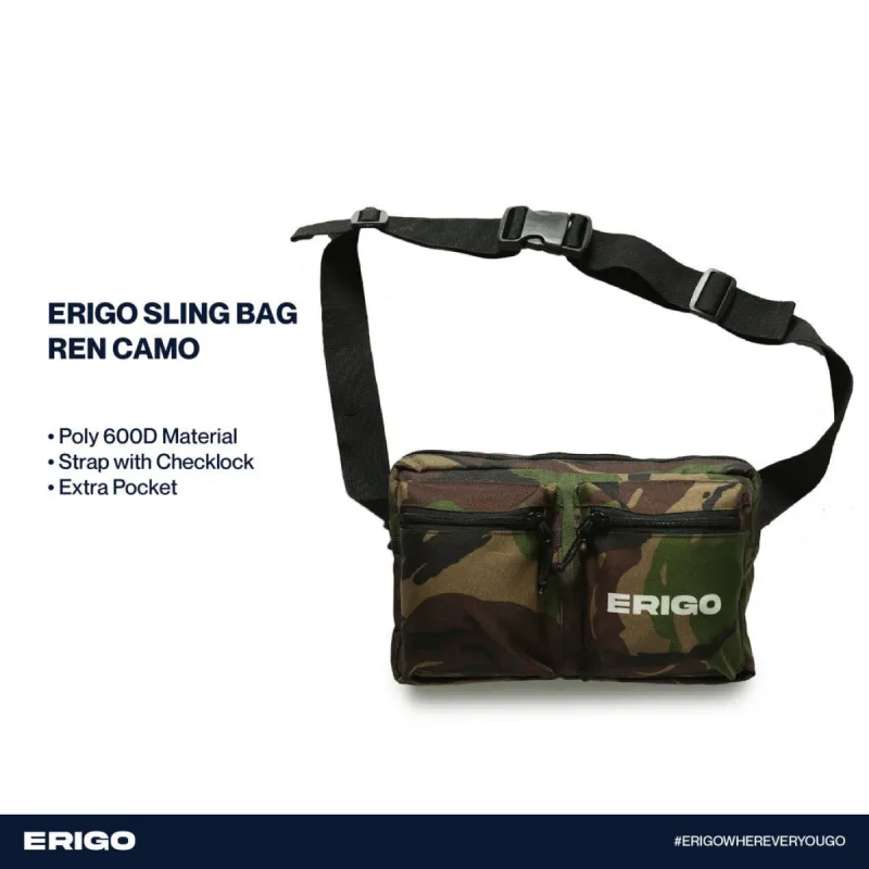 Erigo Waist Bag Ren Camo Unisex sold by Erigo