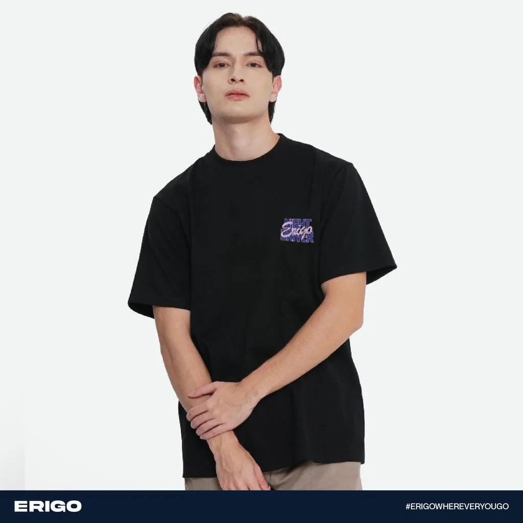 Erigo T-Shirt Oversize Graphic Series Night Drive Black sold by Erigo product image thumbnail 2
