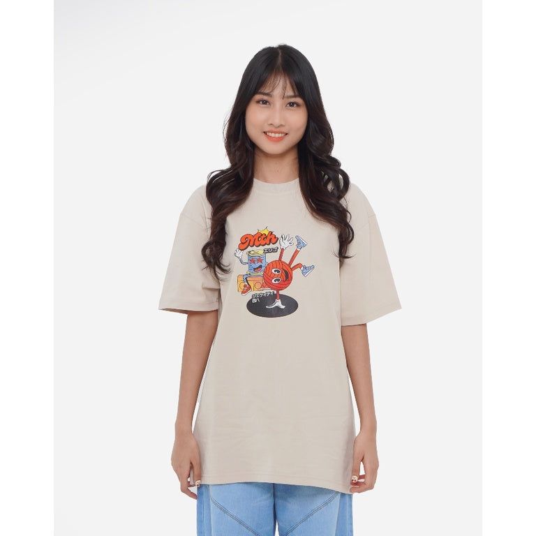 Erigo T-Shirt Oversize | JKT48 Muthe Almond Milk sold by Erigo