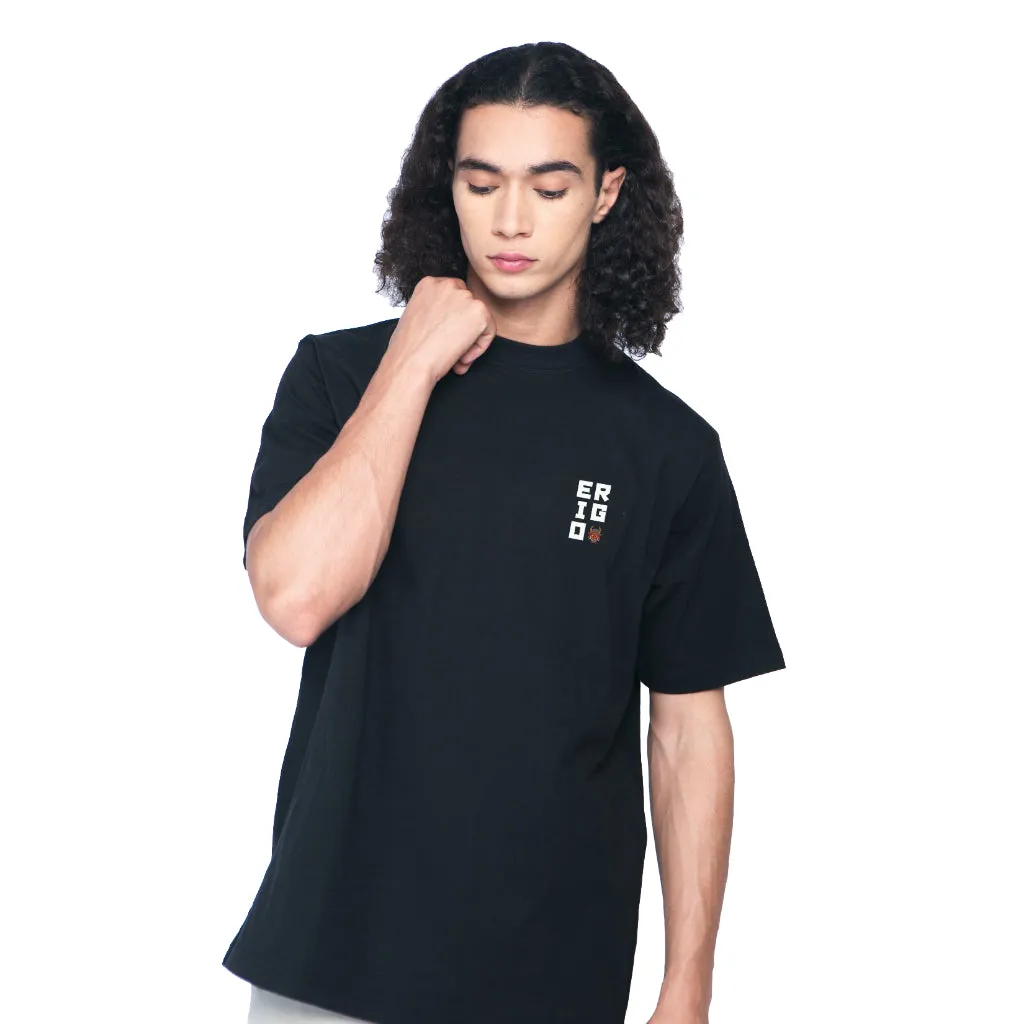 Erigo T-Shirt Oversize Graphic Series Sukehiro Black sold by Erigo product image thumbnail 2
