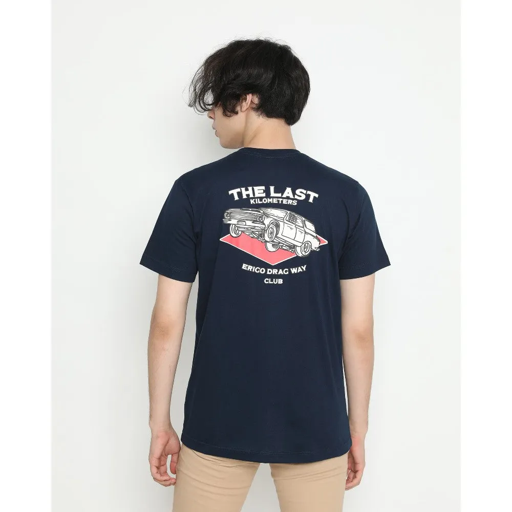 Erigo T-Shirt Drag Way Navy sold by Erigo