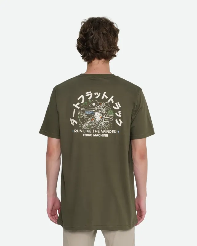 Erigo T-Shirt Yohn Olive Unisex sold by Erigo