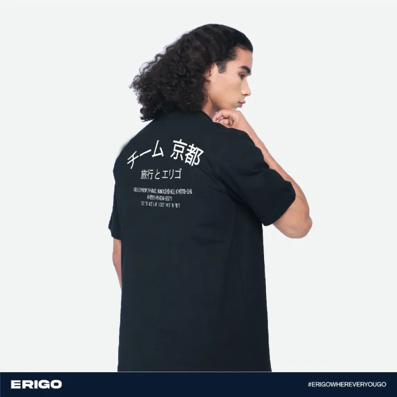 Erigo T-Shirt Oversize Graphic Series Seiji Black sold by Erigo