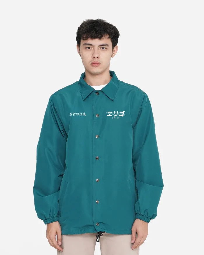 Erigo Bosozoku Coach Jacket Graphic Yazuko Shade Spruce sold by Erigo product image thumbnail 3