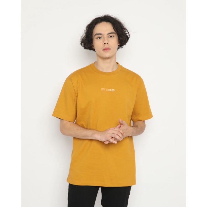 Erigo T-Shirt Oversize Draniele Mustard Unisex sold by Erigo