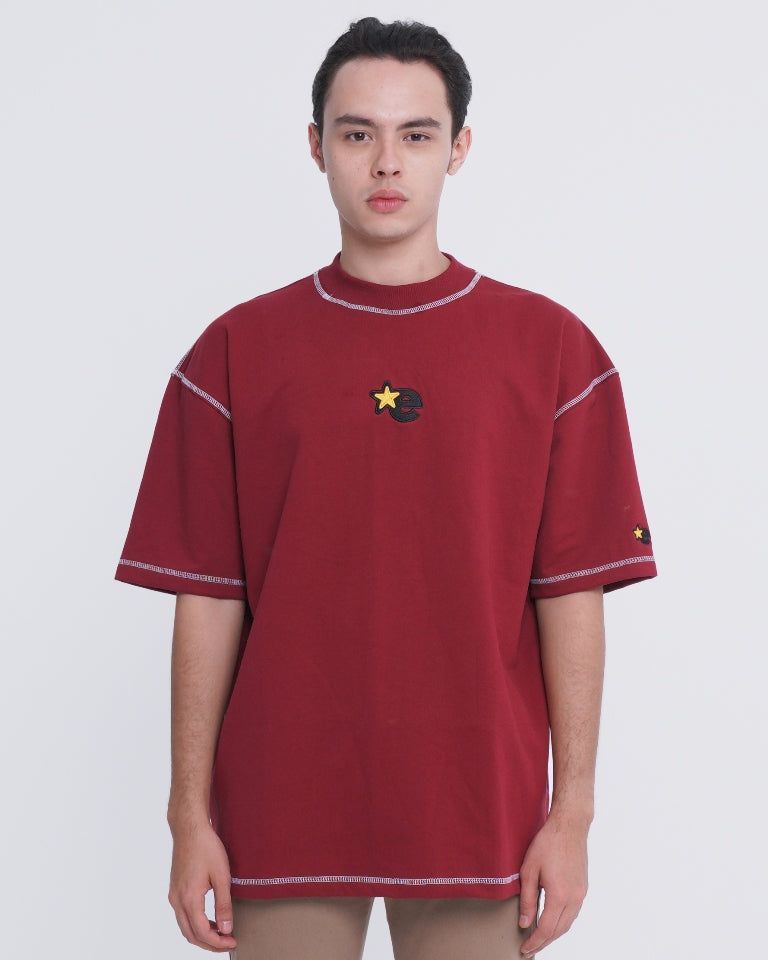 Erigo T-Shirt Oversize Moers Red sold by Erigo