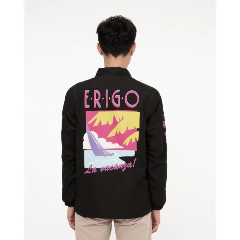 Erigo Coach Jacket Vacanza Black sold by Erigo