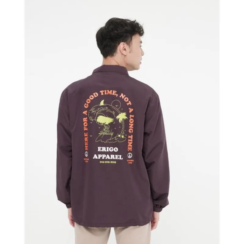 Erigo Coach Jacket Long Time Winter Bloom sold by Erigo