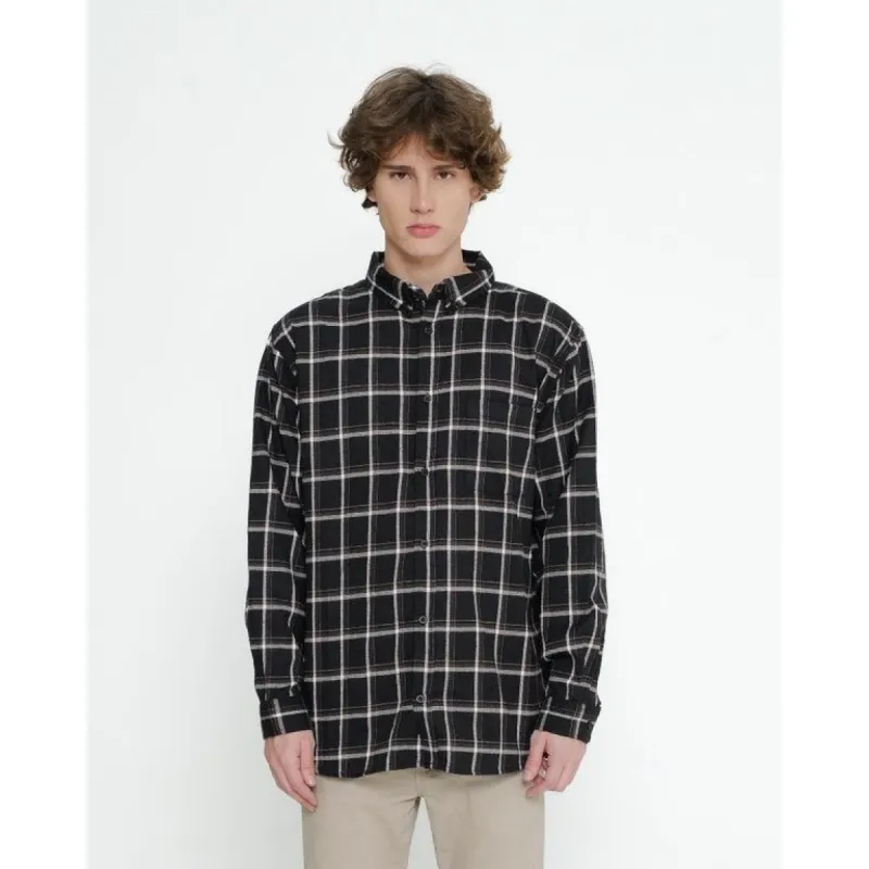 Erigo Flannel Bubley Black sold by Erigo