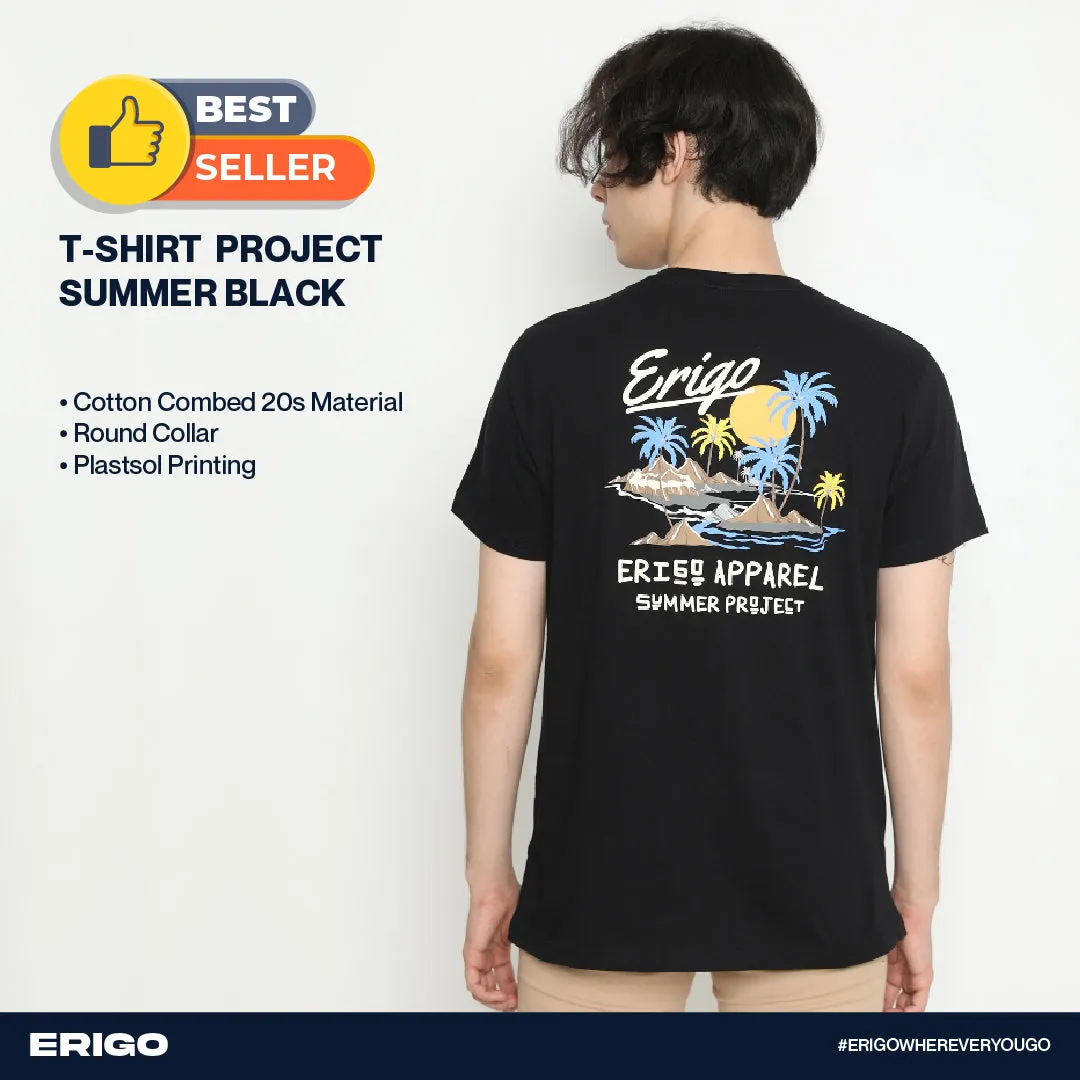 Erigo T-Shirt Project Summer Black sold by Erigo