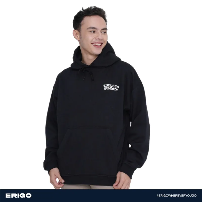 Erigo Hoodie Graphic Romiku Black sold by Erigo