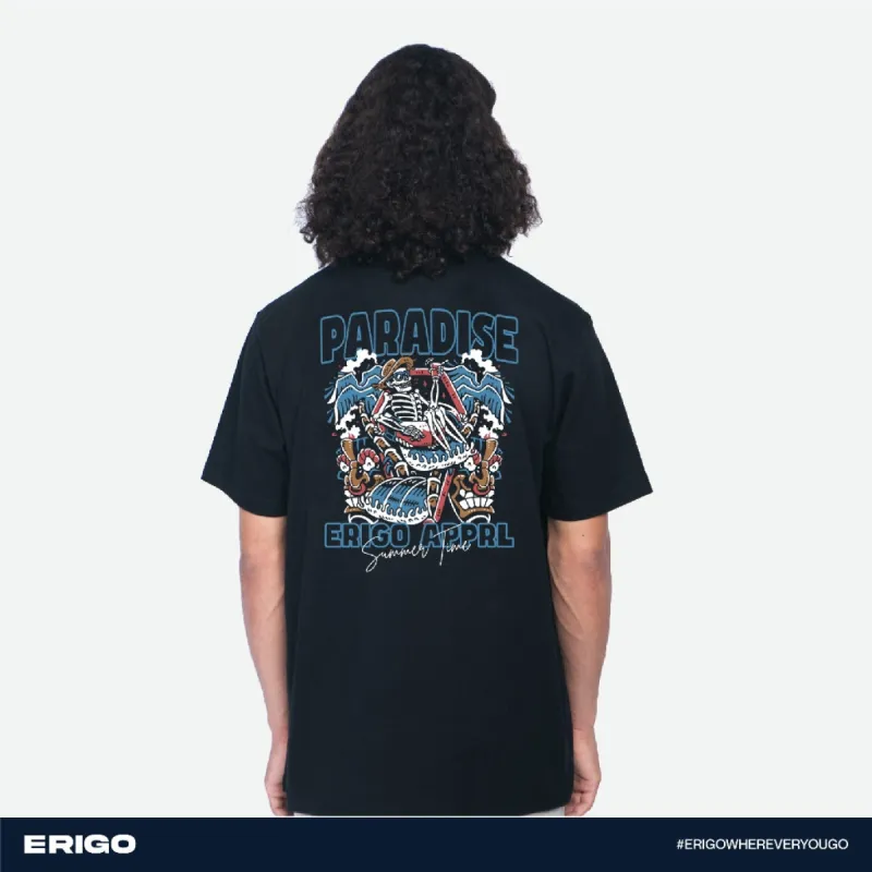 Erigo T-Shirt Oversize Graphic Series Sadaaki Black sold by Erigo