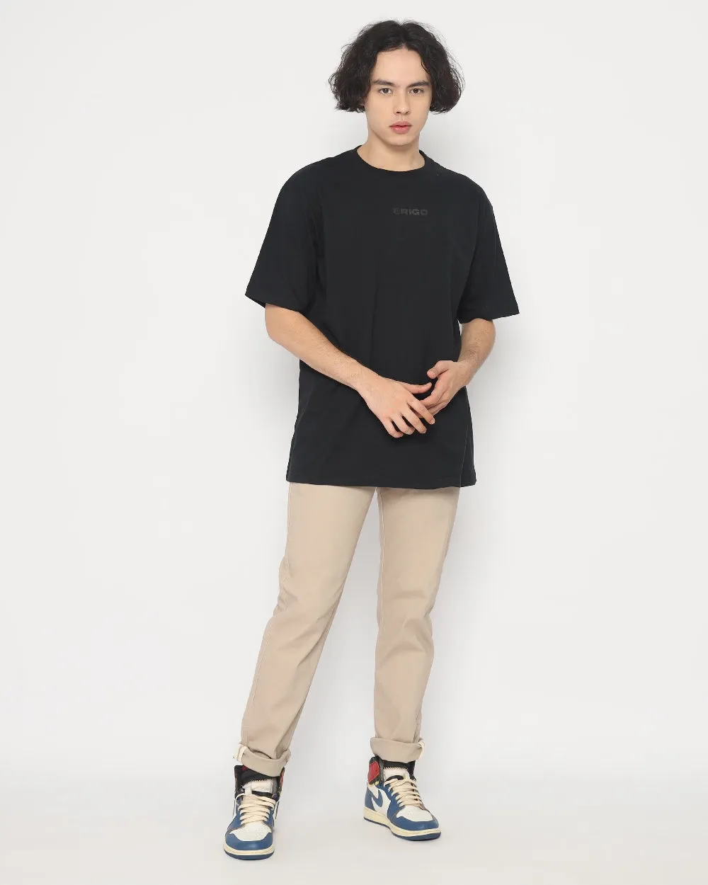 Erigo T-Shirt Oversize Antelope Black Unisex sold by Erigo product image thumbnail 5