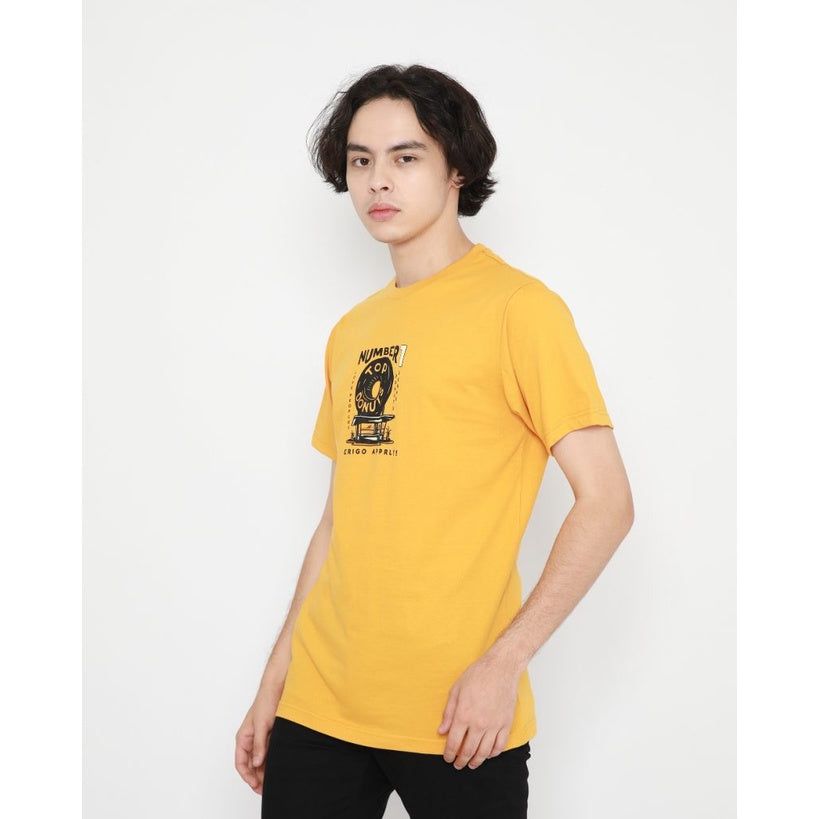 Erigo T-Shirt Number #1 Mustard sold by Erigo