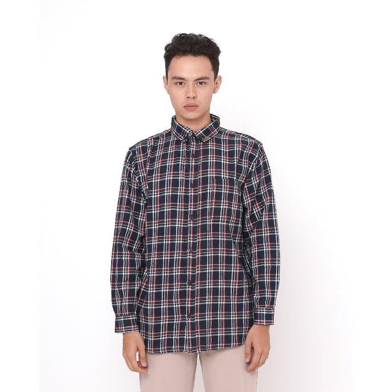 Erigo Flannel Xenopeltis Black sold by Erigo