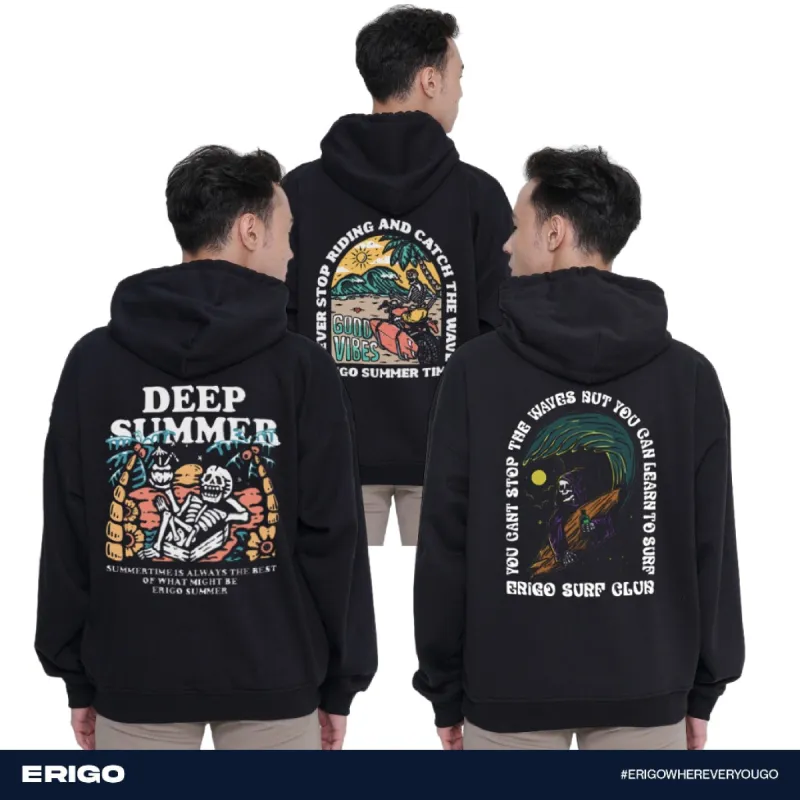 Erigo Buy 1 Get 3 Hoodie Graphic Bundling 2 | Kozzu Black, Delza Black, Korina Black sold by Erigo