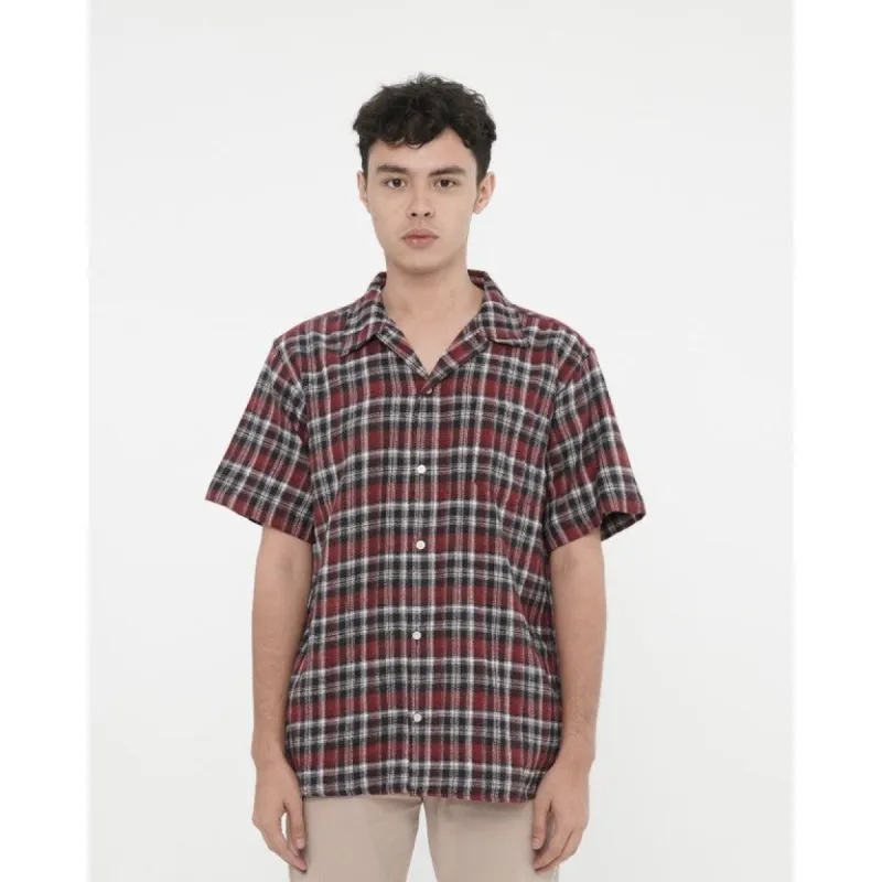 Erigo Short Sleeve Flannel Aetwolf Red sold by Erigo