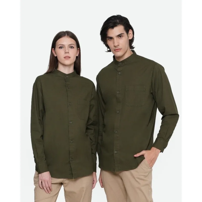 Erigo Kemeja Shanghai Longsleeve Humbold Army Unisex made by Erigo