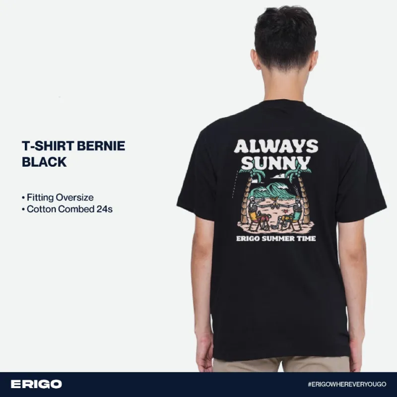 Erigo T-Shirt Oversize Graphic Bernie Black sold by Erigo