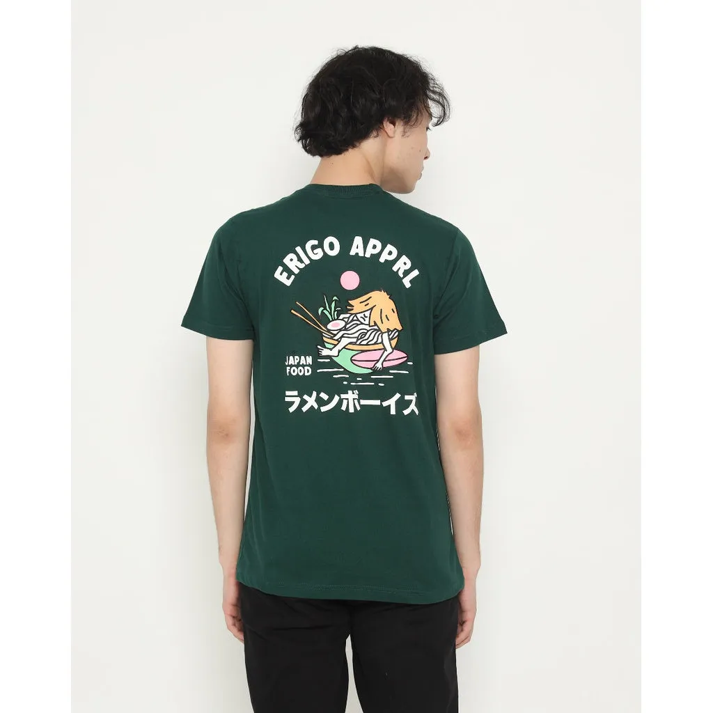 Erigo T-Shirt Eat Ramen Emerald sold by Erigo