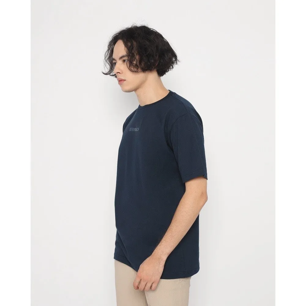 Erigo T-Shirt Oversize Garret Navy Unisex Unisex sold by Erigo product image thumbnail 3