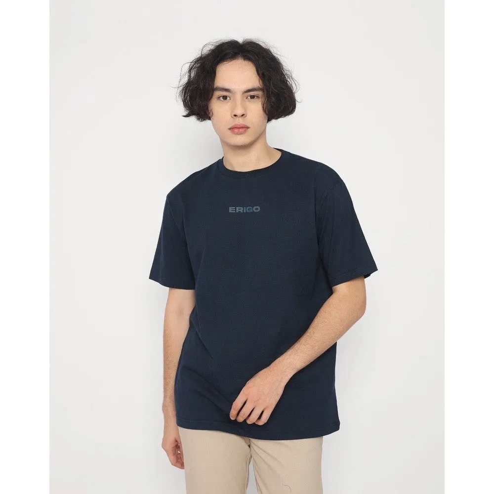 Erigo T-Shirt Oversize Garret Navy Unisex Unisex sold by Erigo product image thumbnail 2
