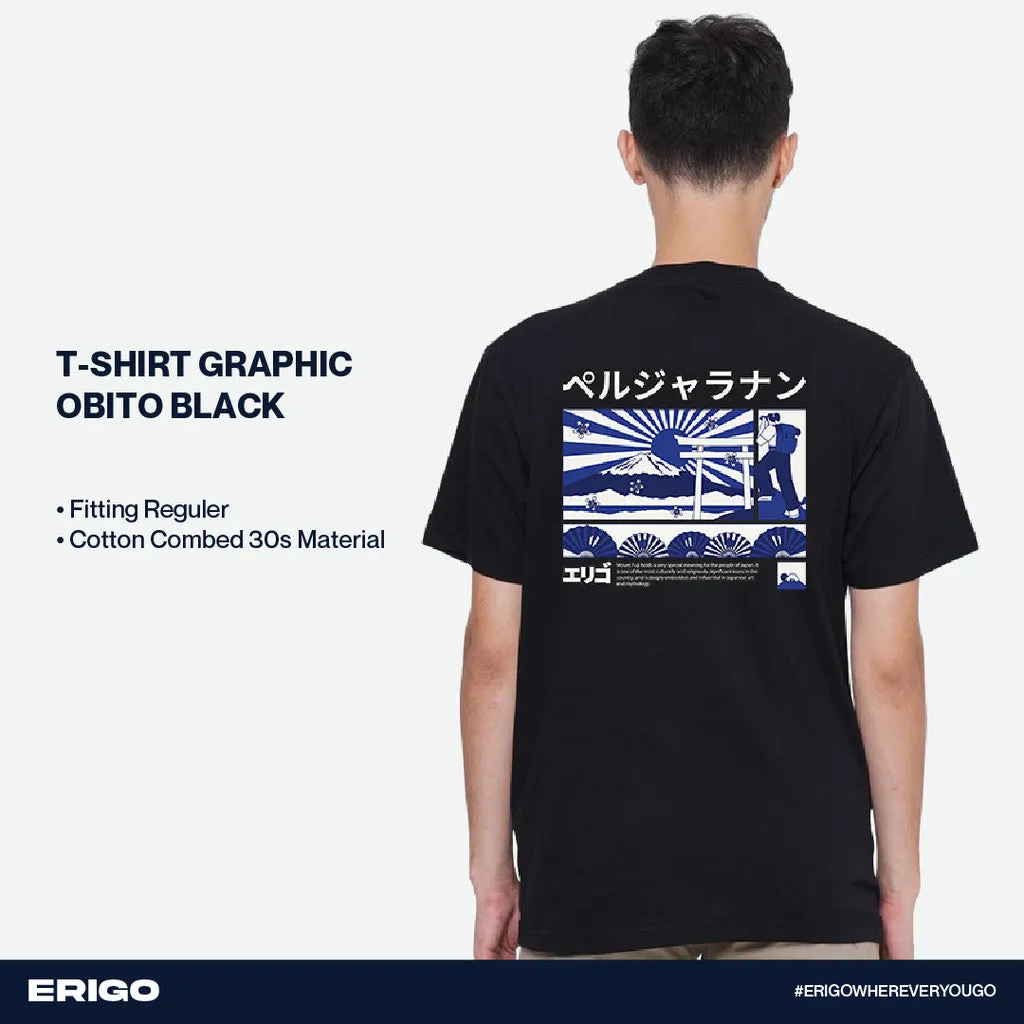 Erigo T-Shirt Graphic Obito Black sold by Erigo