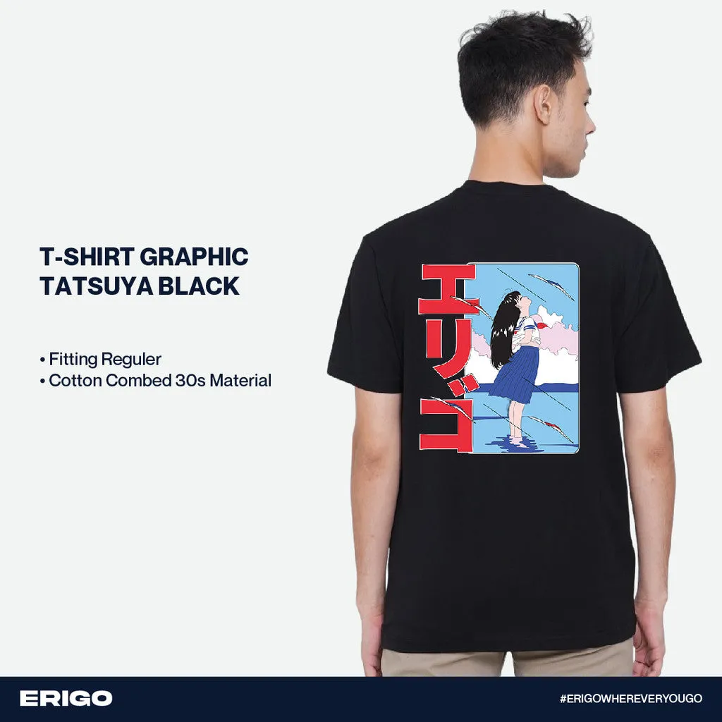 Erigo T-Shirt Graphic Tatsuya Black sold by Erigo