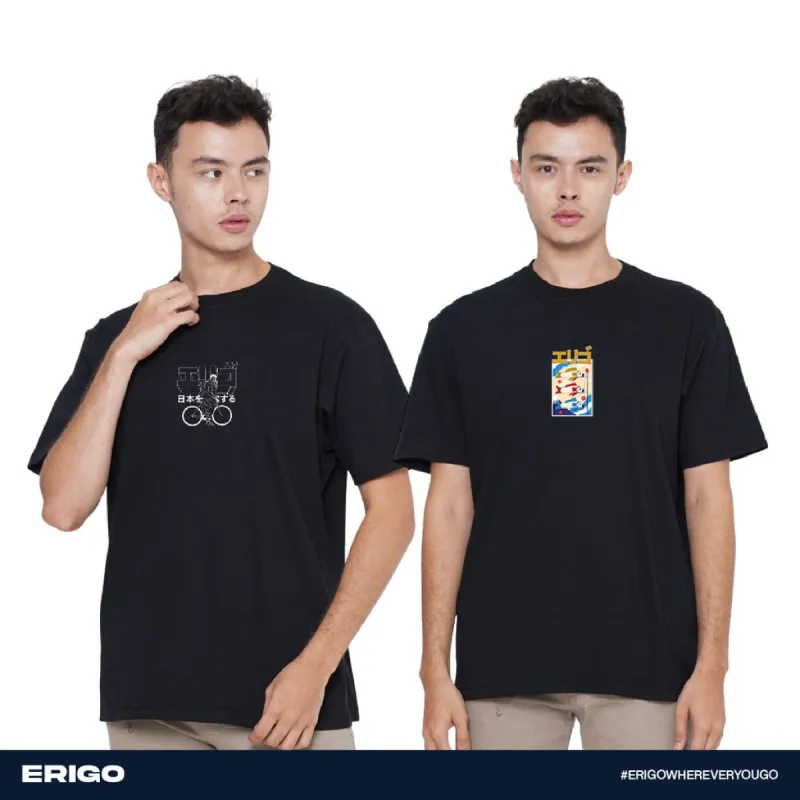 Erigo Buy 1 Get 2 T-Shirt Graphic Bundling 8 | Okiatsi Black, Otoki Black sold by Erigo