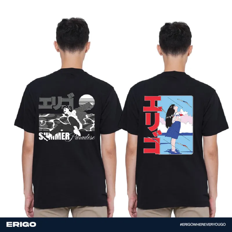 Erigo Buy 1 Get 2 T-Shirt Graphic Bundling 5 | Tamotsu Black, Tatsuya Black sold by Erigo