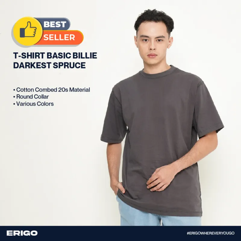 Erigo T-Shirt Basic Billie Darkest Spruce Unisex sold by Erigo
