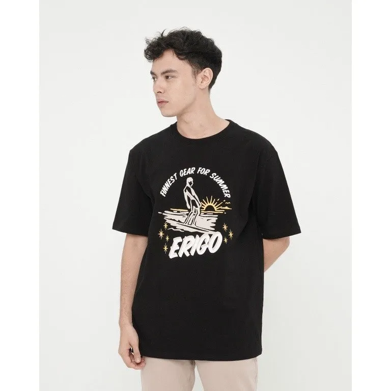 Erigo T-Shirt Oversize Finnest Summer Black Unisex sold by Erigo product image thumbnail 2