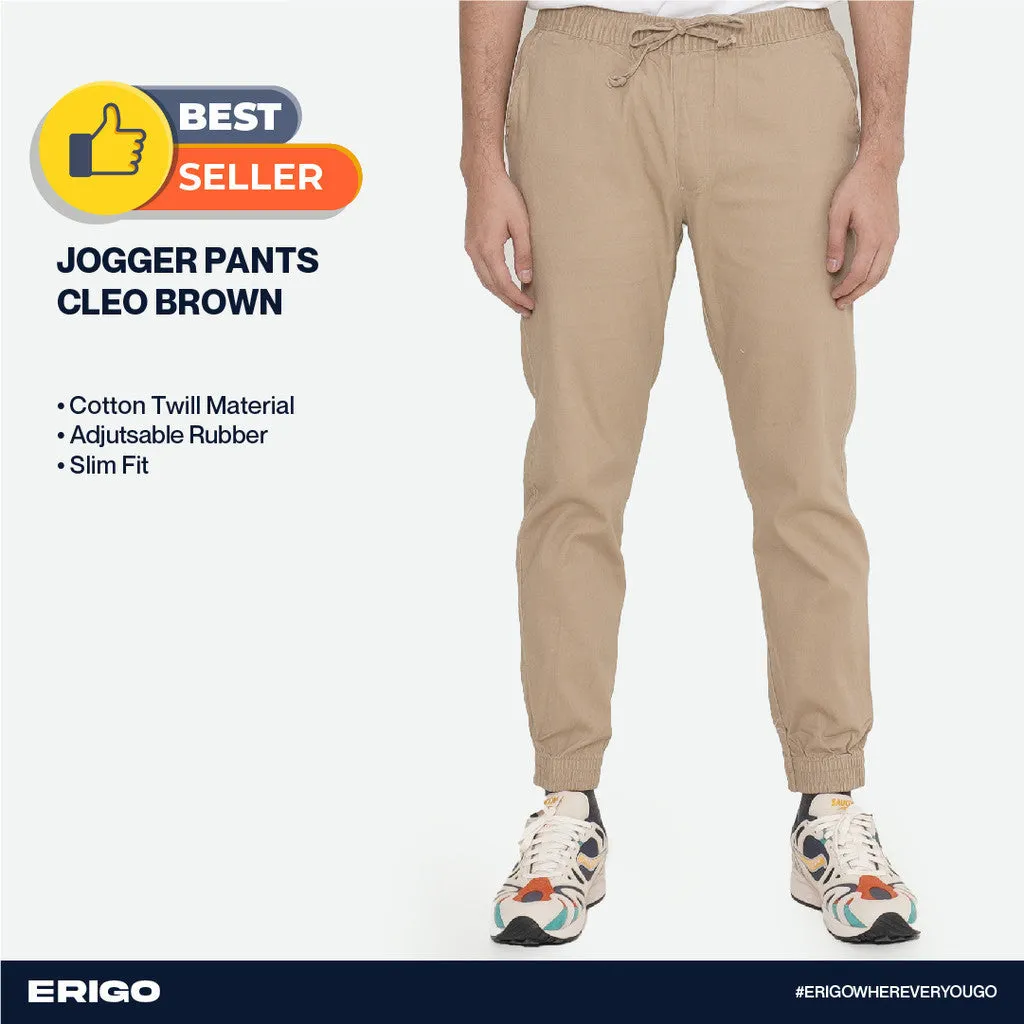 Erigo Jogger Pants Cleo Brown Unisex sold by Erigo