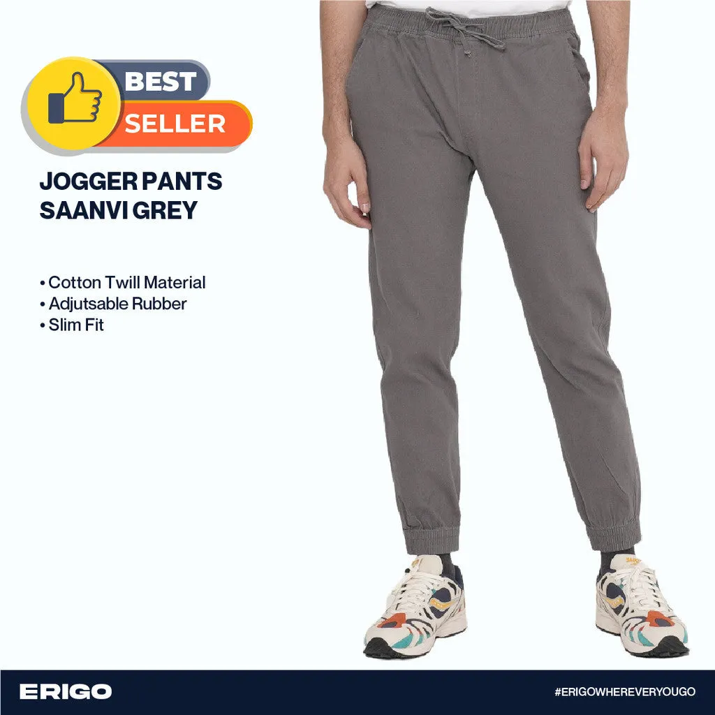 Erigo Jogger Pants Saanvi Grey Unisex sold by Erigo