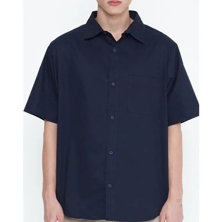 Erigo Kemeja Basic Short Sleeve Floxy Navy Unisex sold by Erigo product image thumbnail 5