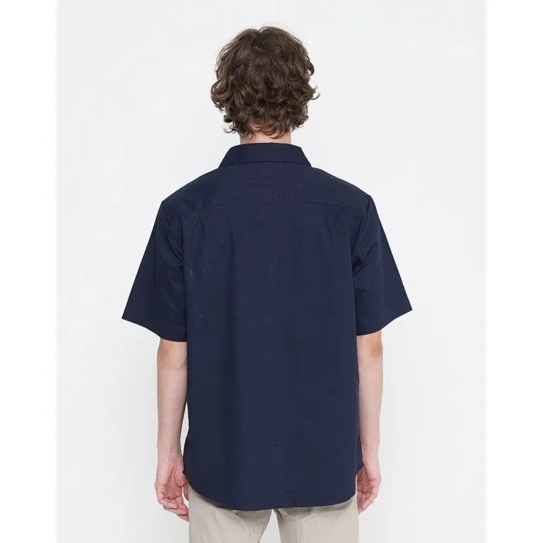 Erigo Kemeja Basic Short Sleeve Floxy Navy Unisex sold by Erigo product image thumbnail 4