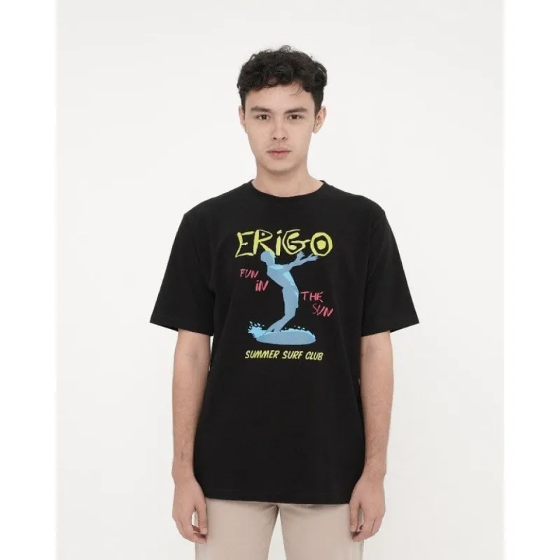 Erigo T-Shirt Oversize Summer In Club Black Unisex sold by Erigo