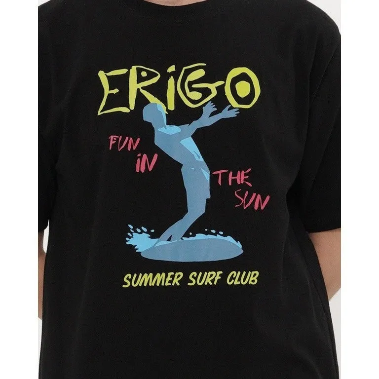 Erigo T-Shirt Oversize Summer In Club Black Unisex sold by Erigo product image thumbnail 5