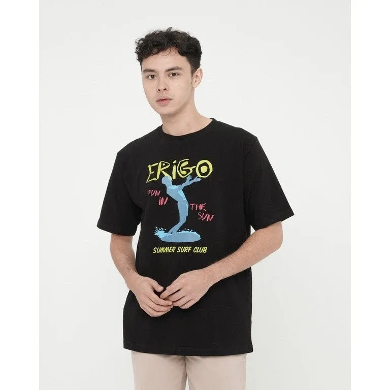 Erigo T-Shirt Oversize Summer In Club Black Unisex sold by Erigo product image thumbnail 2