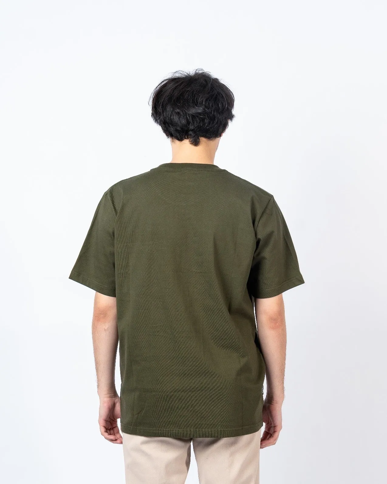 Erigo T-Shirt Oversize Pocket Ceol Olive Unisex sold by Erigo product image thumbnail 4