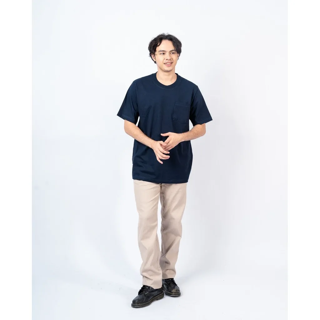Erigo T-Shirt Oversize Pocket Clara Navy Unisex sold by Erigo product image thumbnail 5