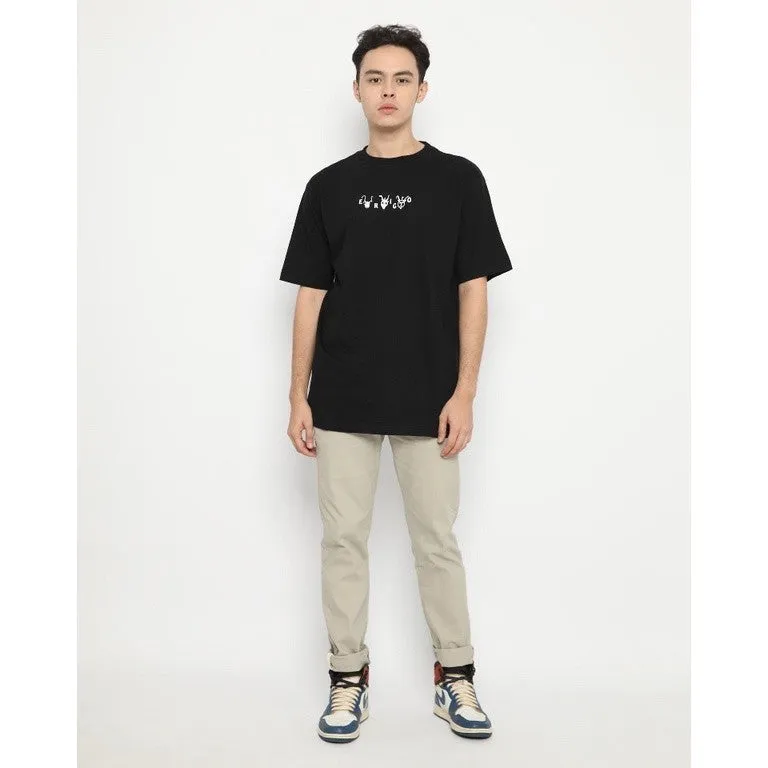 Erigo T-Shirt Oversize Lisse Black Unisex sold by Erigo product image thumbnail 2