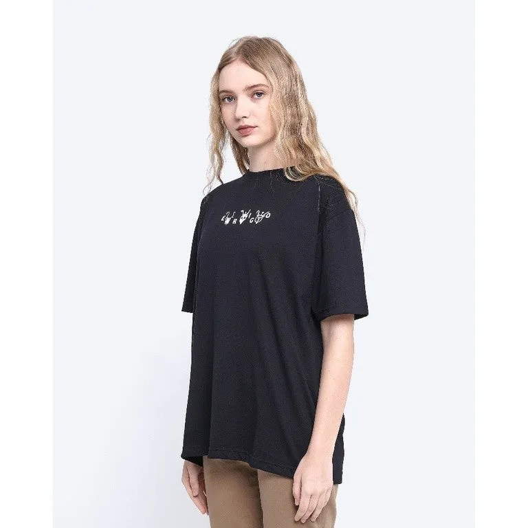 Erigo T-Shirt Oversize Lisse Black Unisex sold by Erigo product image thumbnail 3