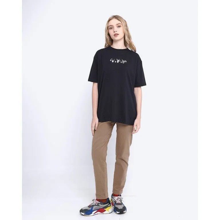 Erigo T-Shirt Oversize Lisse Black Unisex sold by Erigo product image thumbnail 5